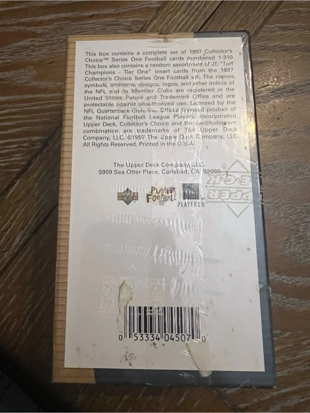 1997 Upper Deck Collector's Choice Football Set 330 Card Box Factory Sealed